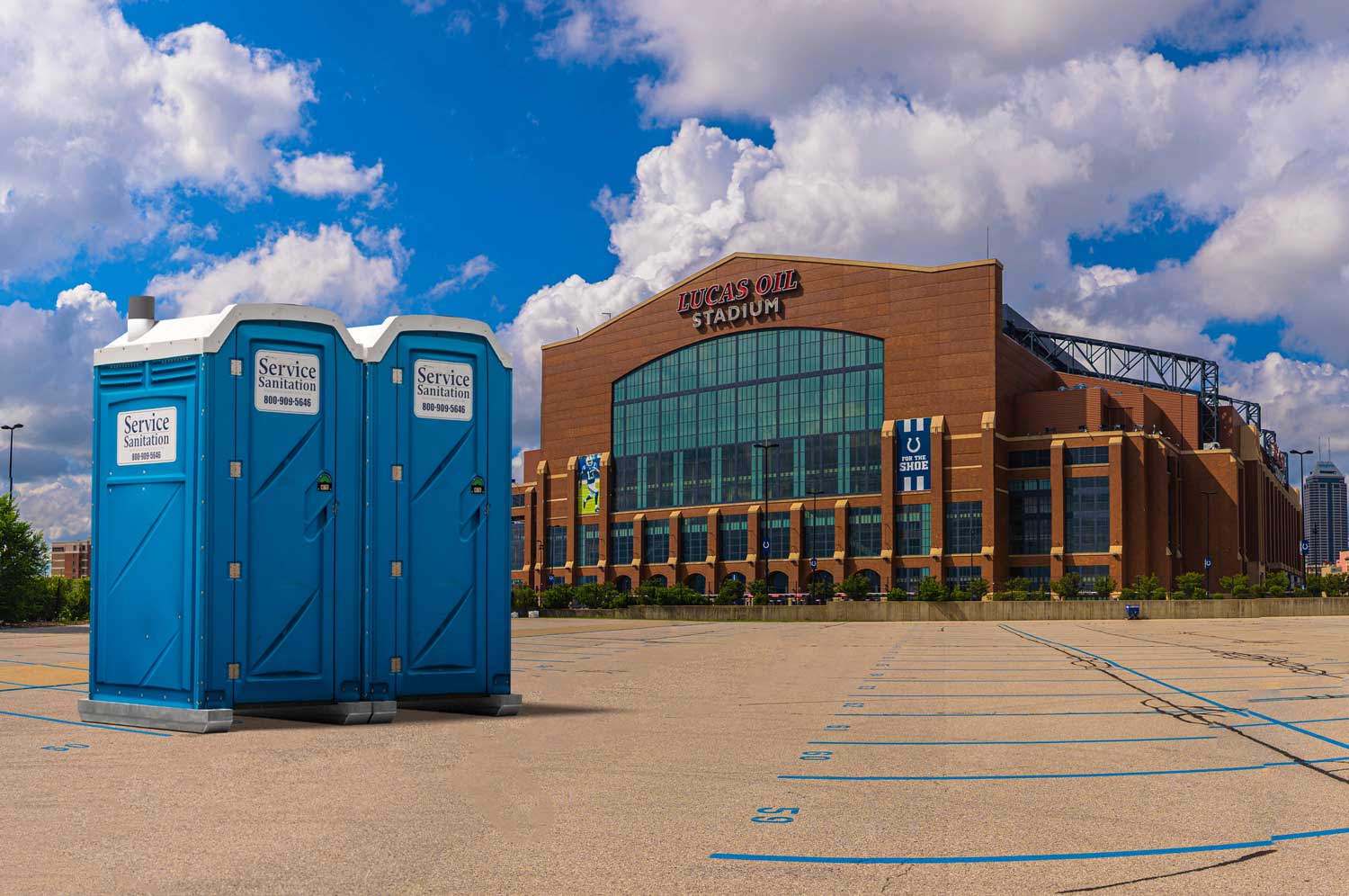 Indy Indianapolis Colts Porta Potty Rental