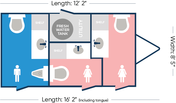 Indy 3 Stall Trailer Floor Plan