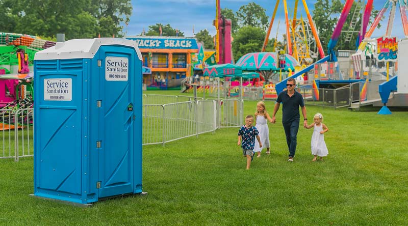 Porta Potty at Carnival