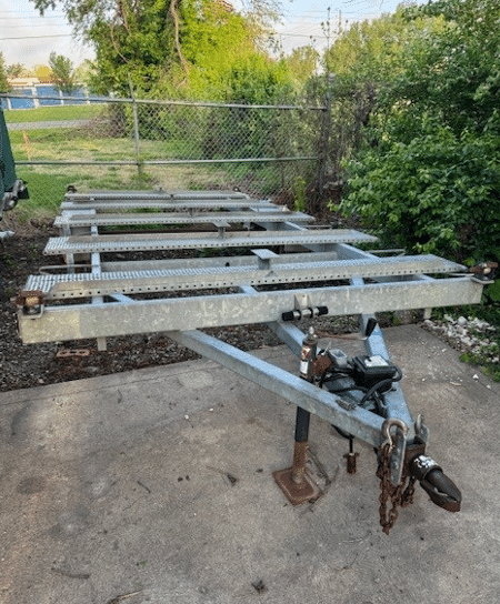 8 Unit Porta Potty Trailer For Sale